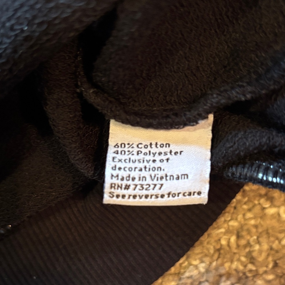 Black Ruffled Sweatshirt - Picture 4 of 4